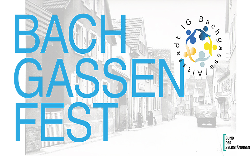 Denis Klefenz Banner Bachgassenfest 2022